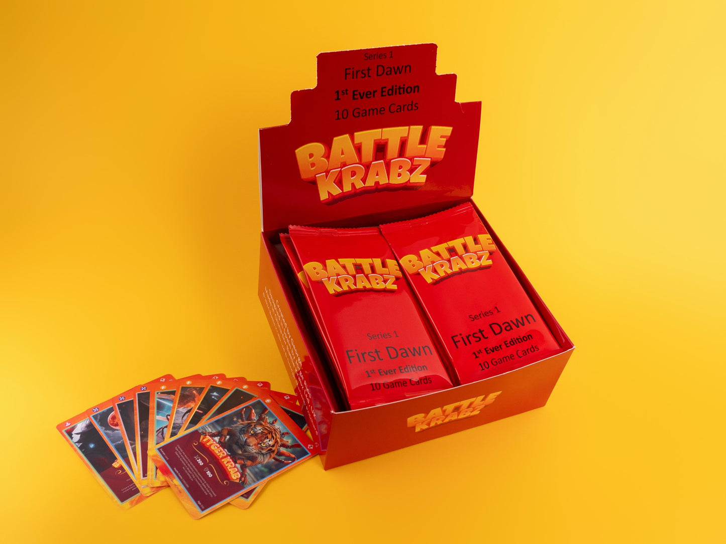 BOOSTER BOX (200 cards) - Battle Krabz Series 1 "First Dawn". First Ever Edition.